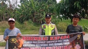 Polsek Buay Madang Timur Gencarkan Mitigasi Karhutla, Ingatkan Warga Ancaman Pidana 15 Tahun Penjara