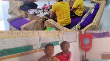 Jajaran Polsek Buay Madang Timur melaksanakan agenda sambang wilayah dan silaturahmi dengan tokoh masyarakat di wilayah hukum Kecamatan Buay Madang Timur, OKU Timur.
