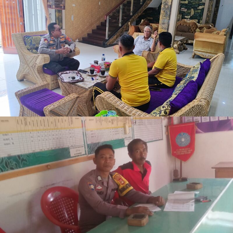 Jajaran Polsek Buay Madang Timur melaksanakan agenda sambang wilayah dan silaturahmi dengan tokoh masyarakat di wilayah hukum Kecamatan Buay Madang Timur, OKU Timur. 
