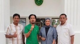 Saat tim kuasa hukum penggugat ditemui di PN Palembang, Senin (3/8/2026)