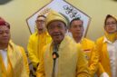 Menteri ESDM Bahlil Lahadalia saat diwawancarai usai acara Pembukaan Musyawarah Daerah XI DPD Partai Golkar Provinsi Sumsel Tahun 2026, Minggu (2/8/2026). Foto: Tia