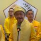 Menteri ESDM Bahlil Lahadalia saat diwawancarai usai acara Pembukaan Musyawarah Daerah XI DPD Partai Golkar Provinsi Sumsel Tahun 2026, Minggu (2/8/2026). Foto: Tia