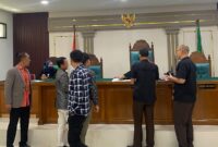 Suasana persidangan praperadilan di PN Palembang, Senin (3/8/2026)