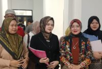 Tim kuasa hukum korban dari LBH Bima Sakti Palembang, Dr. Conie Pania Putri, SH.MH.didampingi Indah Permatasari, SH.saat ditemui di PN Palembang, Senin (3/8/2026)