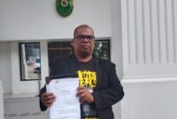 Foto  kuasa hukum pemohon, Hapis Muslim, SH saat ditemui di PN Palembang, Selasa (4/8/2026)