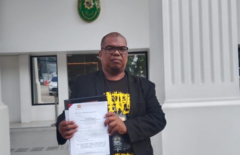 Foto  kuasa hukum pemohon, Hapis Muslim, SH saat ditemui di PN Palembang, Selasa (4/8/2026)