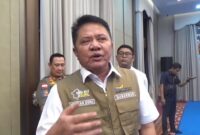 Gubernur Sumsel, Herman Deru saat diwawancarai di Griya Agung Palembang, Senin (3/8/2026). Foto: Tia
