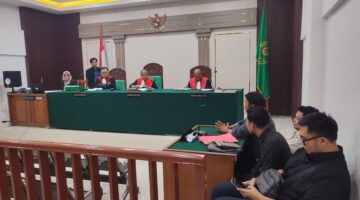 Suasana persidangan gugatan media disidang PN Palembang, Rabu (5/8/2026)