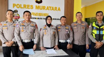 Personel Polres Muratara. Foto: dokumen polisi.