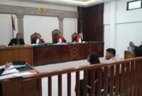 Saat para saksi dihadirkan di sidang PN Palembang, Kamis (6/8/2026)