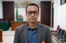 kuasa hukum Iwan Tuaji, Tabrani SH MH,saat ditemui di PN Palembang, Kamis (6/8/2026)
