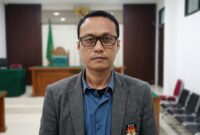 kuasa hukum Iwan Tuaji, Tabrani SH MH,saat ditemui di PN Palembang, Kamis (6/8/2026)