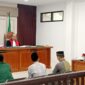 Saat pemeriksaan para terdakwa yang saling memberikan keterangan disidang PN Tipikor Palembang, Kamis (6/8/2026