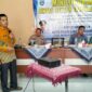 Sejumlah pemangku kepentingan dari unsur Muspika Kecamatan Buay Madang Timur mengikuti pemaparan materi dalam kegiatan Lokakarya Mini Lintas Sektor (Tribulanan) di Aula Pertemuan UPTD Puskesmas Pengandonan, Desa Pengandonan, Kabupaten OKU Timur. 