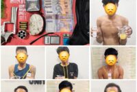 Digerebek Usai Laporan Warga, Polisi Bongkar Sarang Narkoba di Empat Lawang, 7 Orang dan Senpi Rakitan Diamankan
