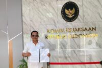 Foto Direktur Eksekutif SIRA, Rahmat Sandi Iqbal, SH saat berada di komisi Kejaksaan RI, Jumad (7/8/2026)