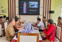 fhoto : rakor persiapan pemecahan rekor bentang bendera 2026 meter di puncak api dempo