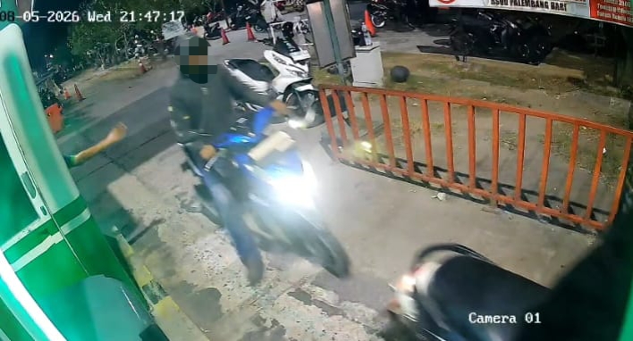 Motor Raib di Parkiran RSUD Bari Palembang, Keluarga Pasien Jadi Korban Curanmor