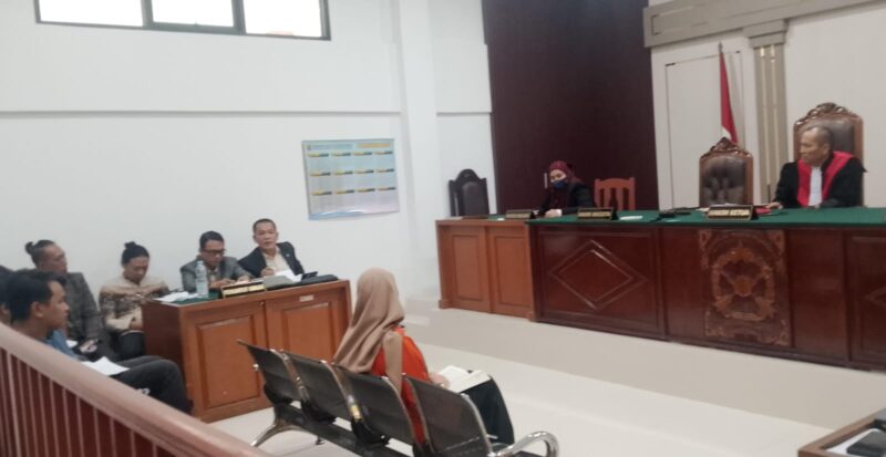 Saat sidang Praperadilan digelar di PN Palembang, Jumad (7/8/2026)