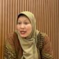 Manajer Humas Rumah Sakit Pusri, Diah Dwi Anugrah saat diwawancarai langsung, Jumat (7/8/2026). Foto: Tia