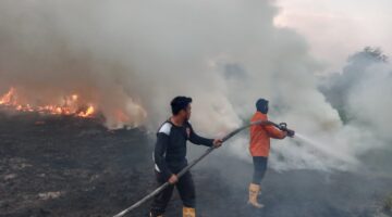 Dua Lokasi Karhutbunla di Serasan Jaya Berhasil Dipadamkan, BPBD Muba Imbau Warga Waspada