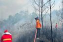 Puluhan Hektar Lahan Area Bandara Atung Bungsu Jadi Santapan Si Jago Merah, Armada STN Turut Berjibaku Lakukan Pemadaman