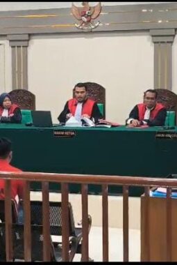Sabu 14,7 Kg dan Aliran Dana Rp1,7 Miliar, Angga Prasetyo Diseret ke Meja Hijau