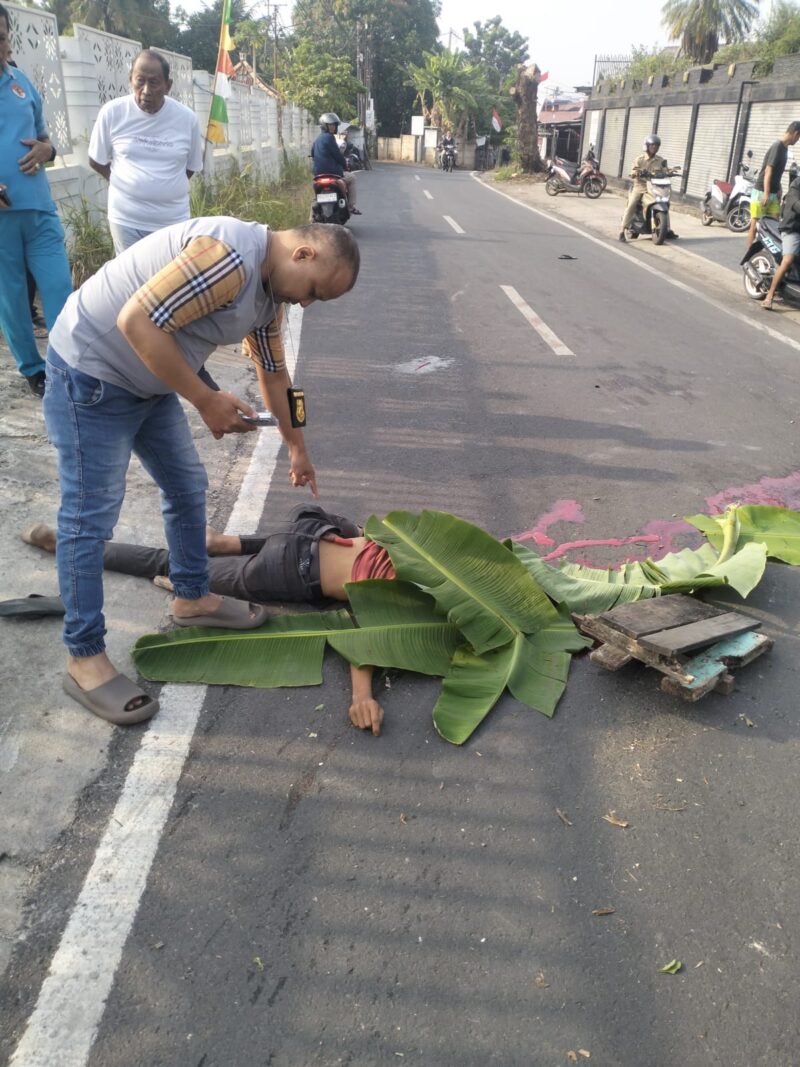 Foto korban di tkp