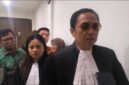 Saat Tim kuasa hukum Dua terdakwa,Dr Darmadi Djufri SH MH saat ditemui di PN Tipikor Palembang, Sealasa (11/8/2026)