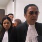 Saat Tim kuasa hukum Dua terdakwa,Dr Darmadi Djufri SH MH saat ditemui di PN Tipikor Palembang, Sealasa (11/8/2026)