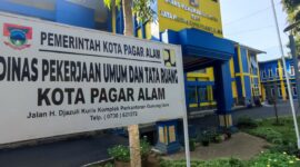 fhoto : gedung dinas pupr kota pagar alam