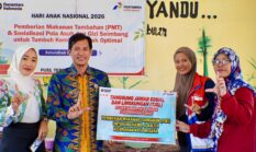 Perkuat Gizi Sejak Dini, Pertamina Patra Niaga Regional Sumbagsel Salurkan PMT di Lahat