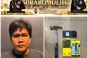 Pelaku saat diamankan di Polres Prabumulih. Foto: dokumen polisi.