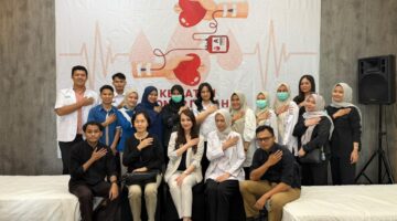 Semarak Kemerdekaan, THE 1O1 Palembang Rajawali Gelar Donor Darah dan Pemeriksaan Kesehatan Gratis
