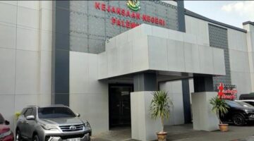 Foto gedung kejari Palembang,