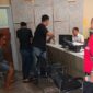 Foto : pelaku diamankan di kantor polisi