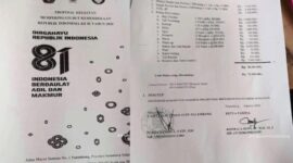 Proposal HUT RI di Kecamatan IT I Palembang senilai Rp 76,2 juta.