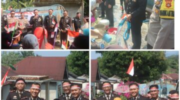 Kemarau Melanda, Kapolres Empat Lawang Salurkan Air Bersih dan Sembako untuk Warga Sungai Lidi