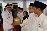 fhoto : penyerahan remisi kepada warga binaan lapas kelas iii pagar alam