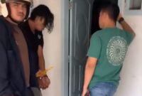 Foto :  pelaku usai diringkus unit Ranmor