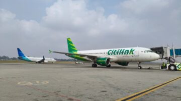 Maskapai penerbangan Citilink Indonesia resmi mengoperasikan kembali rute penerbangan langsung Palembang – Bandung PP dari Bandara Internasional Sultan Mahmud Badaruddin (SMB) II pada Senin (18/8/2026). Foto: Bandara SMB II Palembang