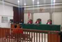 Saat JPU bacakan Tuntutan pidana disidang yang digelar di PN Palembang, Selasa (18/8/2026)