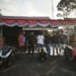 Pelaku saat diamankan di Polsek Gunung Megang. Foto: dokumen polisi.