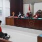 Saat JPU bacakan tuntutan pidana disidang yang digelar di PN Palembang, Selasa (18/8/2026)