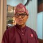 Kepala Bapenda Sumsel, Achmad Rizwan saat diwawancarai di Griya Agung Palembang. Foto: Tia