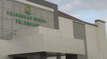 Foto gedung kejari Palembang