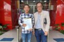 Saat keluarga korban didampingi kuasa hukum H. Budiman Kusairi, SH., MH membuat laporan di polda Sumsel, Rabu (19/8/2026)