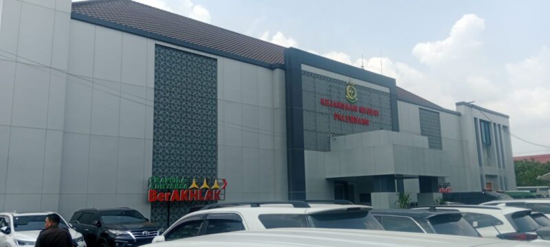 Foto gedung kejari Palembang,