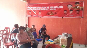 DPC PDI Perjuangan Empat Lawang Gelar Makan Gratis Jumat Marhaen, Dekatkan Diri dengan Rakyat
