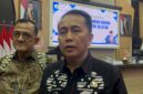 Direktur Jenderal Keuangan Daerah Kementerian Dalam Negeri, Agus Fatoni saat diwawancarai langsung usai rapat koordinasi pengelolaan keuangan daerah di Auditorium Graha Bina Praja, Jum’at (21/8/2026). Foto: Tia